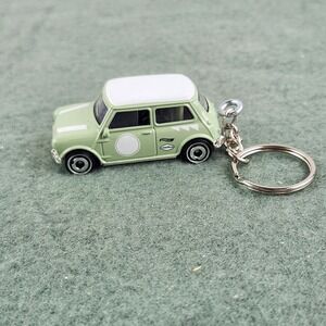 Hot Wheels Then and Now Austin Mini Cooper S - 1:64 Diecast Car Custom Keychain
